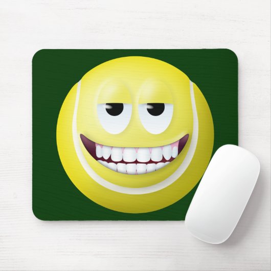 Tennis Ball Face 2 Muismat (Met muis)