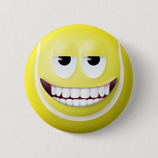 Tennis Ball Face 2 Ronde Button 5,7 Cm (Voorkant)