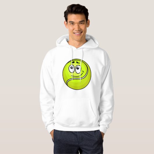 Tennis Ball Face Hoodie (Voorkant volledig)