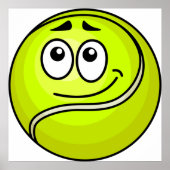 Tennis Ball Face Poster (Voorkant)