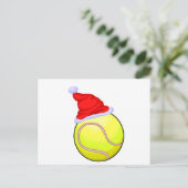 Tennis Ball Feestdagenkaart (Staand voorkant)