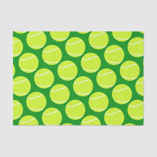 Tennis Ball Gift Wrapping Tissue Paper Tissuepapier (Voorkant)