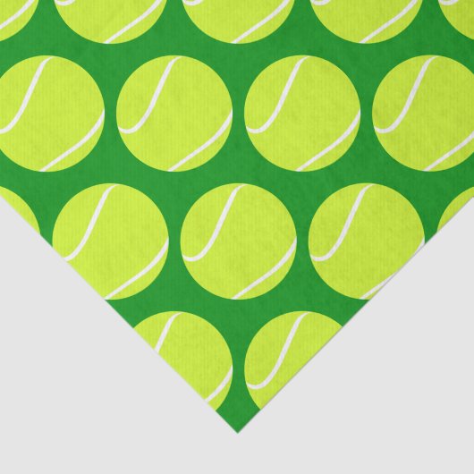 Tennis Ball Gift Wrapping Tissue Paper Tissuepapier (Detail)