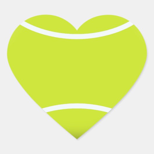 TENNIS BALL HART STICKER (Voorkant)