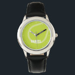 Tennis Ball Horloge<br><div class="desc">Sporten in het ontwerp.</div>
