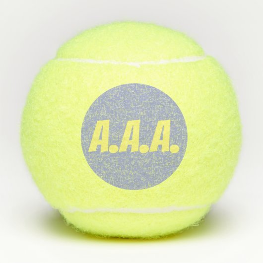 Tennis Ball  initialen Tennisballen (Voorkant)