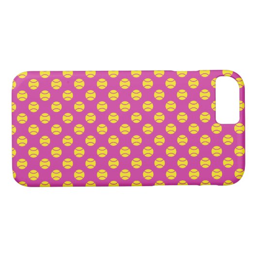 Tennis ball iPhone 7 hoesje |  kleuren (Achterkant (Horizontaal))