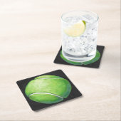 Tennis Ball Kartonnen Onderzetters (Insitu)