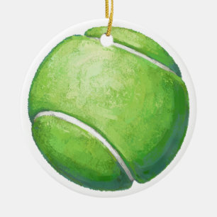 Tennis Ball Keramisch Ornament