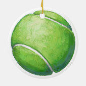 Tennis Ball Keramisch Ornament (Achterkant)
