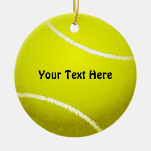 Tennis Ball Keramisch Ornament