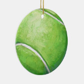 Tennis Ball Keramisch Ornament (Rechts)