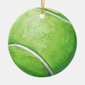 Tennis Ball Keramisch Ornament (Voorkant)