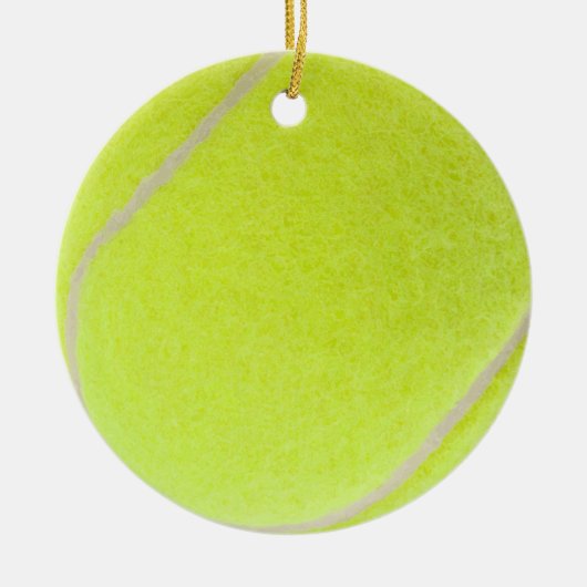  Tennis Ball Keramisch Ornament (Voorkant)