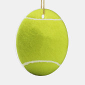 Tennis Ball-kerstboomversiering Keramisch Ornament (Rechts)