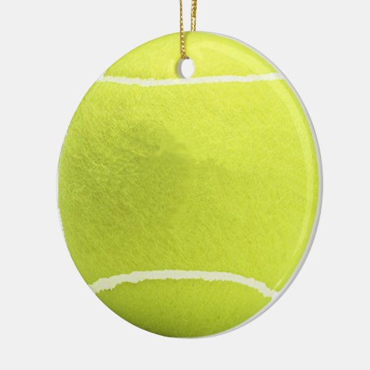 Tennis Ball-kerstboomversiering Keramisch Ornament (Links)