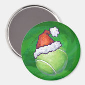 Tennis Ball-kerstgroen Magneet (Voorkant / Achterkant)