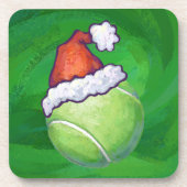 Tennis Ball-kerstgroen Onderzetter (Voorkant)