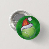 Tennis Ball-kerstgroen Ronde Button 3,2 Cm (Voorkant /achterkant)