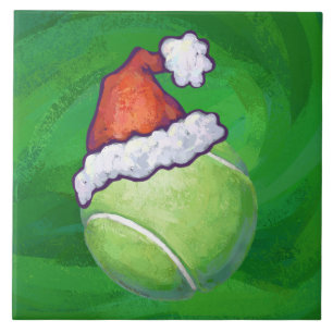 Tennis Ball-kerstgroen Tegeltje