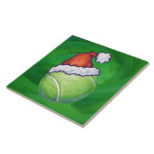 Tennis Ball-kerstgroen Tegeltje (Zijkant)