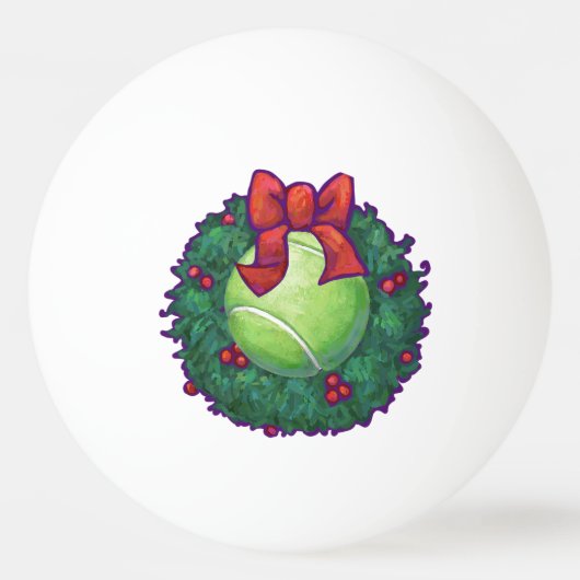 Tennis Ball Kerstmis (Voorkant)