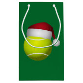 Tennis Ball Kerstmis Klein Cadeauzakje (Achterkant)