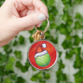 Tennis Ball Kerstmis Sleutelhanger (Hand)