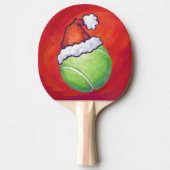 Tennis Ball Kerstmis Tafeltennisbatje (Voorkant)