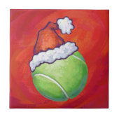 Tennis Ball Kerstmis Tegeltje (Voorkant)