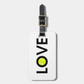Tennis Ball LOVE Bagagelabel (Voorkant verticaal)