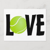 Tennis Ball LOVE Briefkaart (Voorkant)
