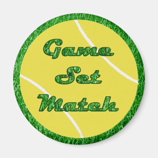 Tennis Ball Magneet (Voorkant)