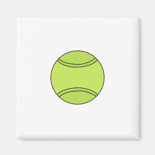 Tennis Ball Magneet (Voorkant)