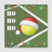 Tennis Ball met kerstfeestdag voor kerstmis (Voorkant)