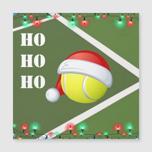Tennis Ball met kerstfeestdag voor kerstmis (Voorkant)