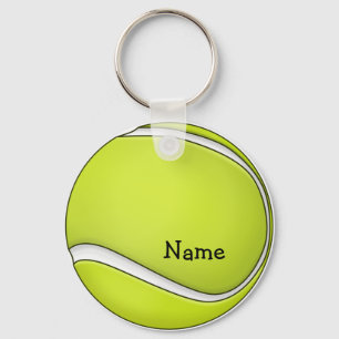 Tennis Ball met naam Sleutelhanger