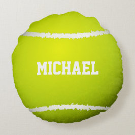 Tennis Ball-naam aanpassen Rond Kussen