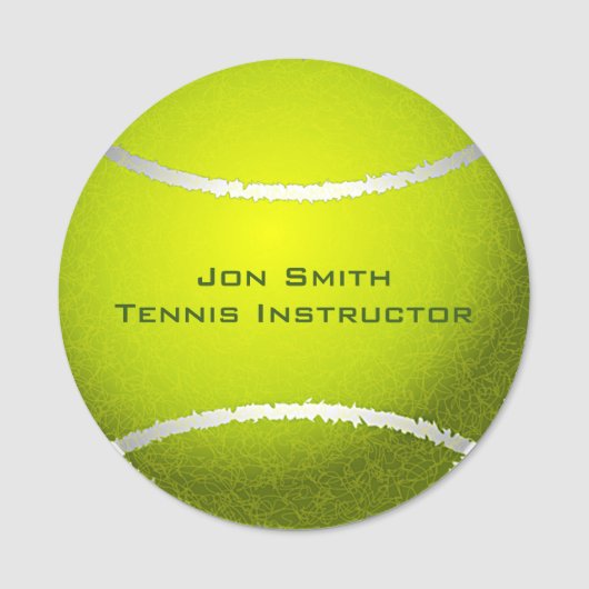 Tennis Ball Name Tag (Voorkant)