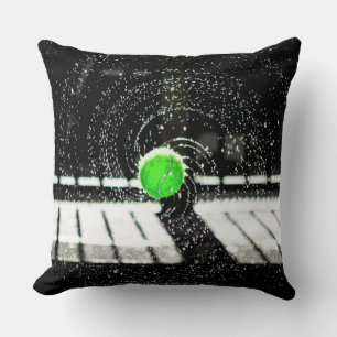 Tennis Ball Net Water Spiral Art Kussen
