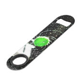 Tennis Ball Net Water Spiral Art Speed Flessenopener (Achterkant Gekanteld)