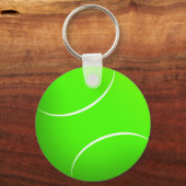 Tennis Ball Novelty - Gepersonaliseerd Sleutelhanger (Voorkant)