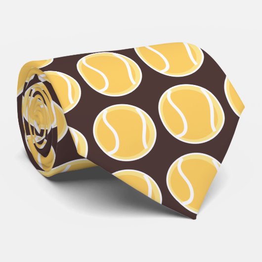 Tennis Ball Novelty Stropdas (Opgerold)