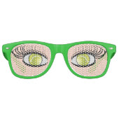 Tennis Ball Ogen Grappige Fan Bril Retro Zonnebril (Voorkant)
