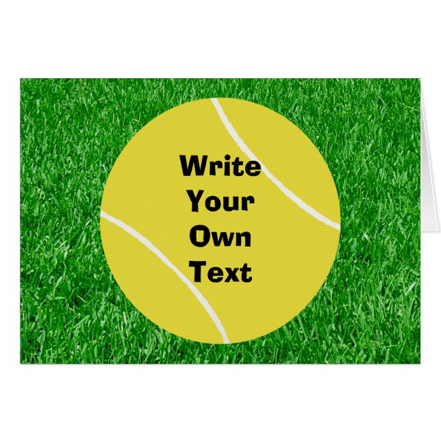 Tennis Ball on Lawn (Voorkant Horizontaal)