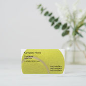 Tennis Ball-ontwerp Visitekaartje (Staand voorkant)