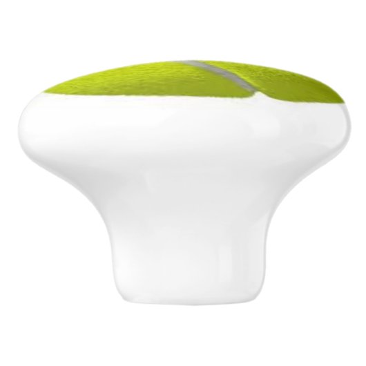 Tennis Ball op keramische Knobs en pullen Knop (Zijkant)