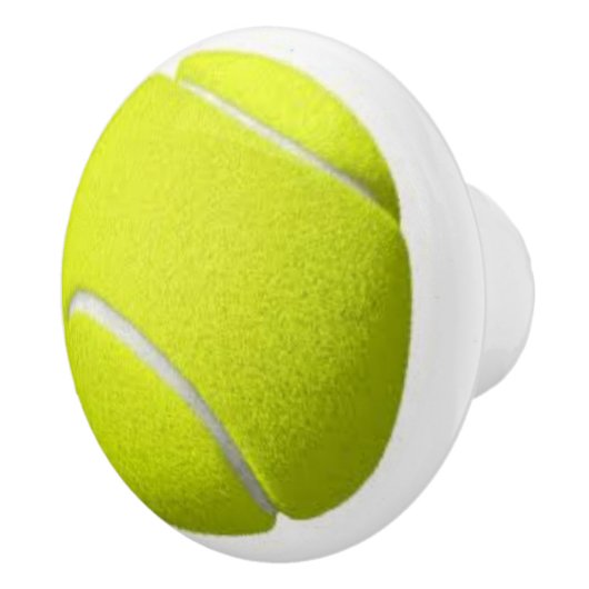 Tennis Ball op keramische Knobs en pullen Knop (Rechts)