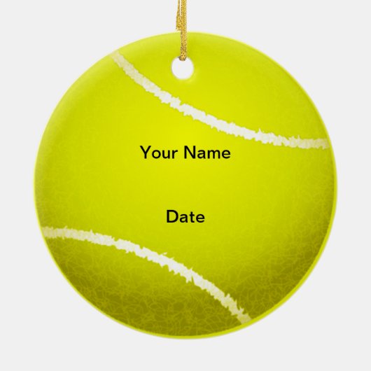Tennis Ball Ornament (Achterkant)