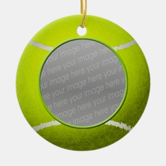 Tennis ball ornament (Voorkant)